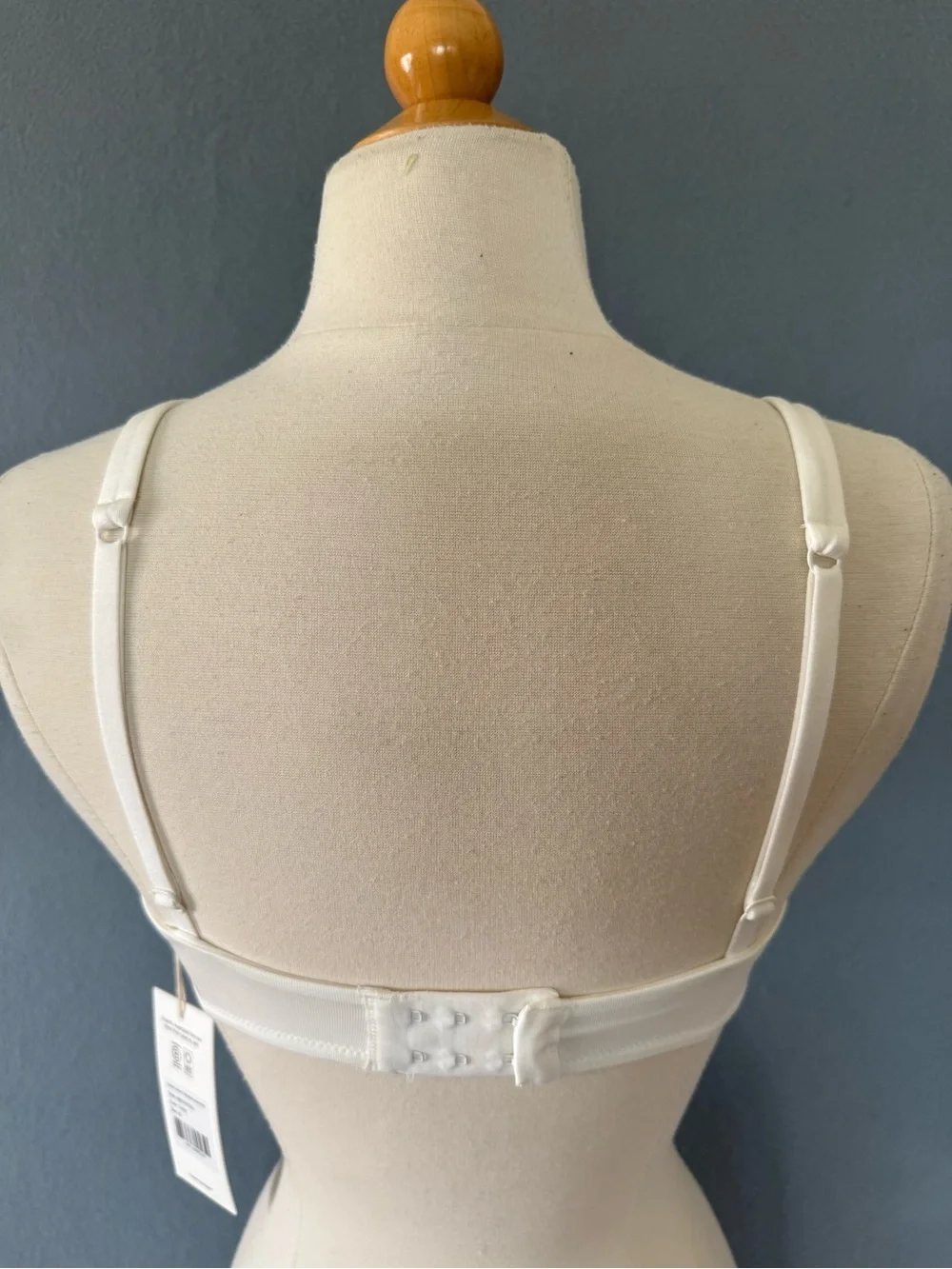 MATE The Label Tencel Wireless U-Neck Bra White Size M NWT